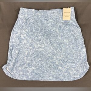 Peter Millar Womens Golf Skort Fern Print XS Blue Polyester Spandex